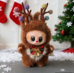 Cross Border Labubu Plush Doll Popula Brown