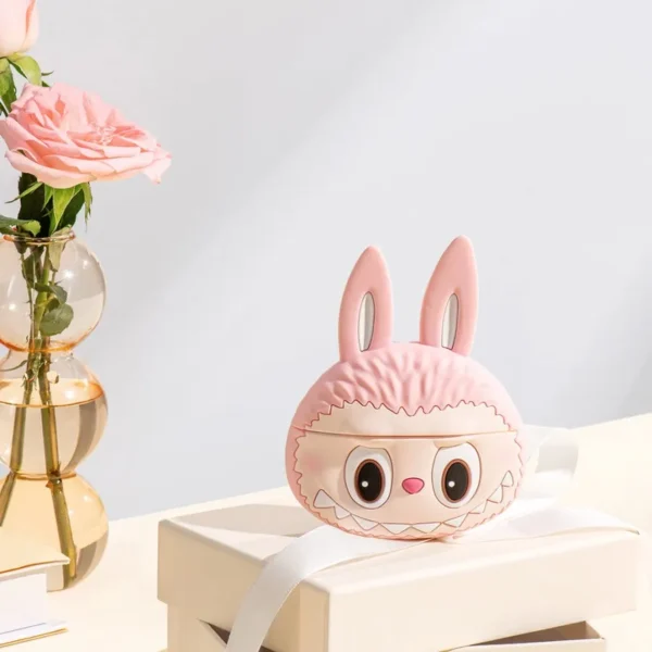 LABUBU Drunk In Sea Series Airpods Pro Pink Case 1