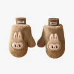labubu-warm-fluffy-holiday-plush-gloves