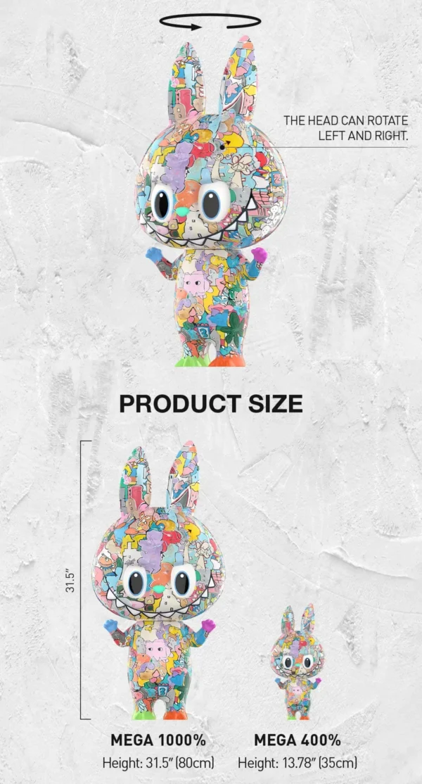 [Local Warehouse] MEGA LABUBU 1000% 10th Anniversary 7