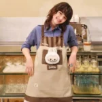 POP BEAN Coffee Factory Series LABUBU Apron 1