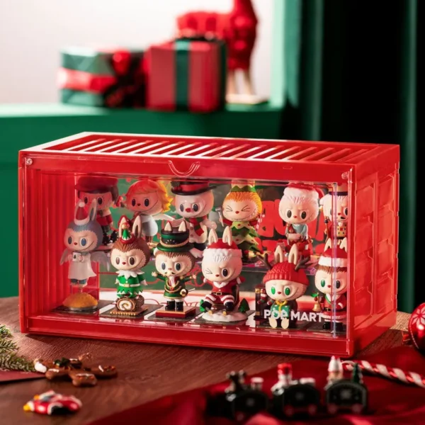 Popmart Christmas Display Case The Monsters Let’s Go With String Lights 1