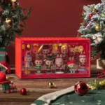 Popmart Christmas Display Case The Monsters Let’s Go With String Lights 4