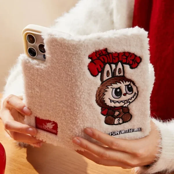 THE MONSTERS Classic Series Flip Design Plush Iphone Case 1