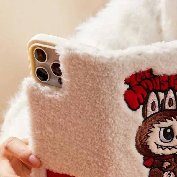 THE MONSTERS Classic Series Flip Design Plush Iphone Case 3