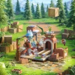 THE MONSTERS Forest Secret Base Click-Fix Lab Series Blocks 1