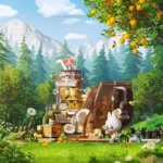 THE MONSTERS Forest Secret Base Juice Maker Series Blocks 1