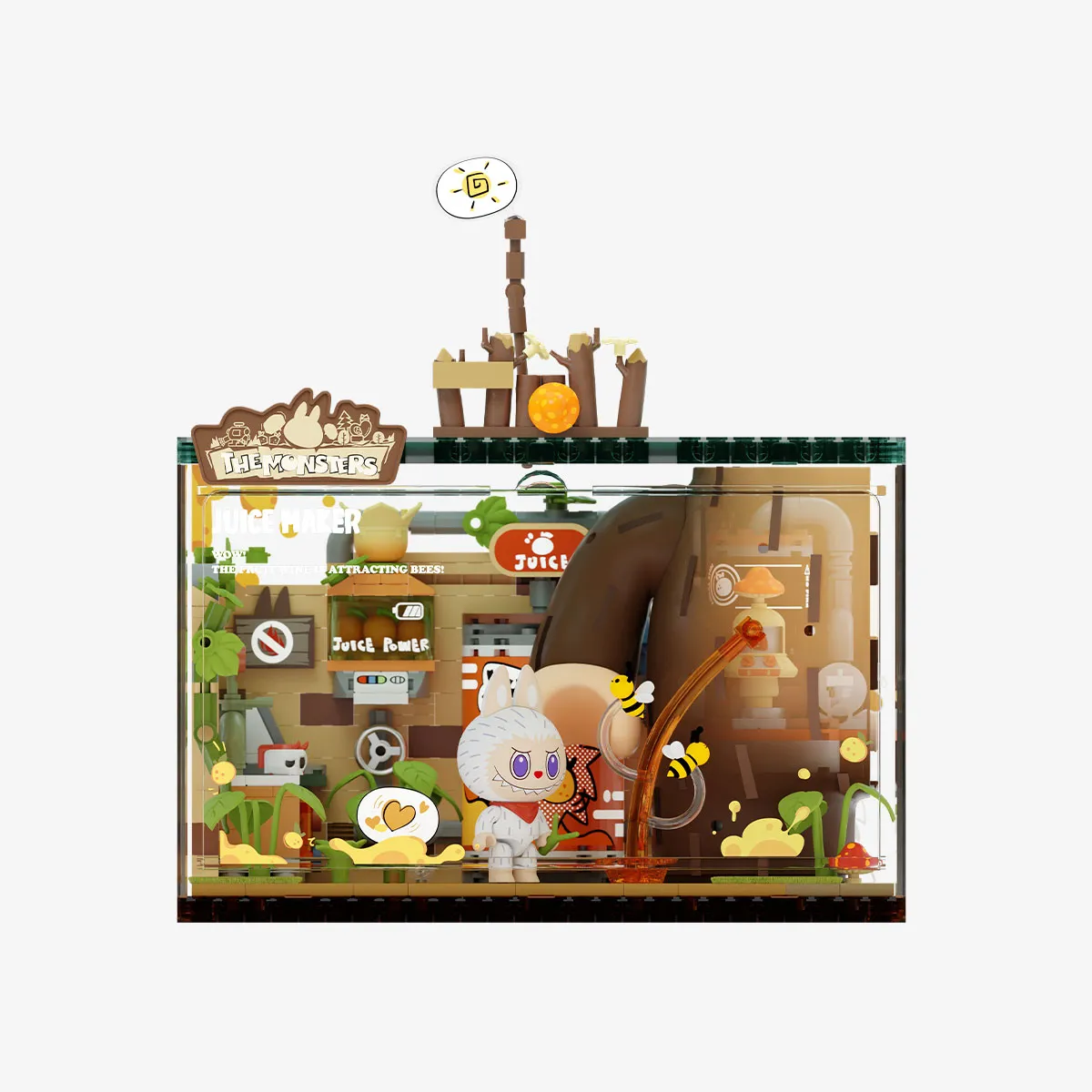 THE MONSTERS Forest Secret Base Juice Maker Series Blocks