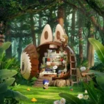 THE MONSTERS Forest Secret Base Playful Series Blocks 1