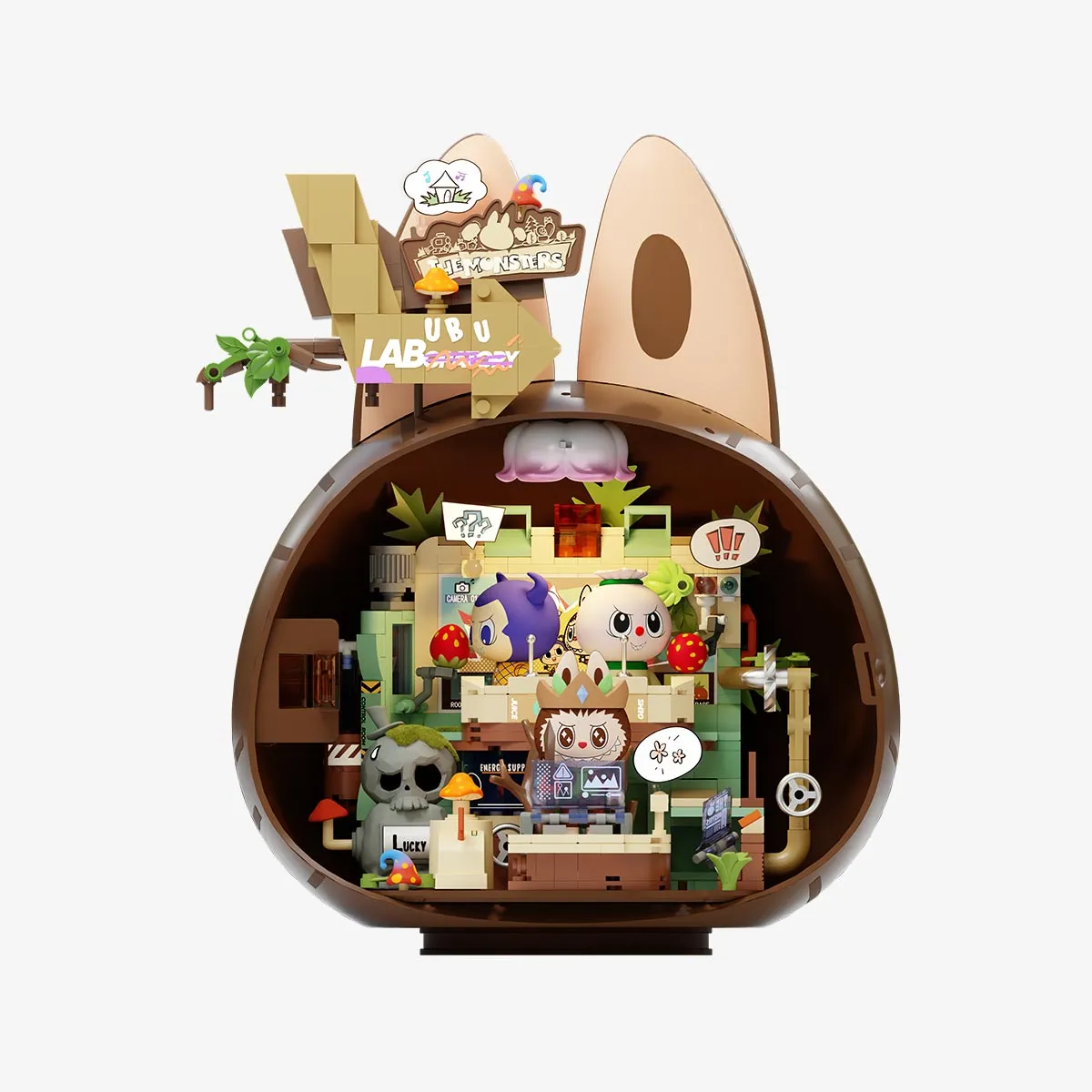 THE MONSTERS Forest Secret Base Playful Series Blocks