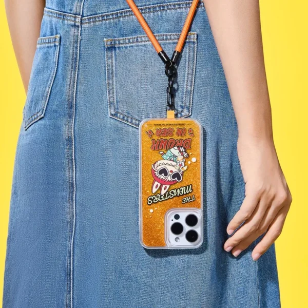 THE MONSTERS Labubu Drunk in Sea Series iPhone Case 2