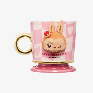 THE MONSTERS Let’s Checkmate Series Pink Mug