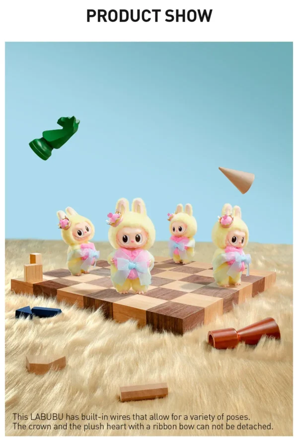 THE MONSTERS Let’s Checkmate Series Vinyl Plush Hanging Card 9