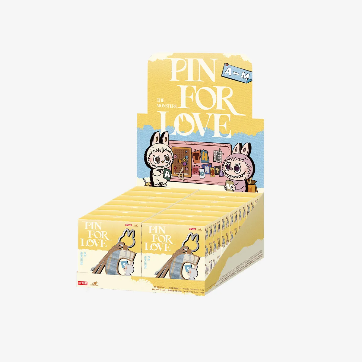 THE MONSTERS Pin for Love Letter Pendant Whole Blind Box