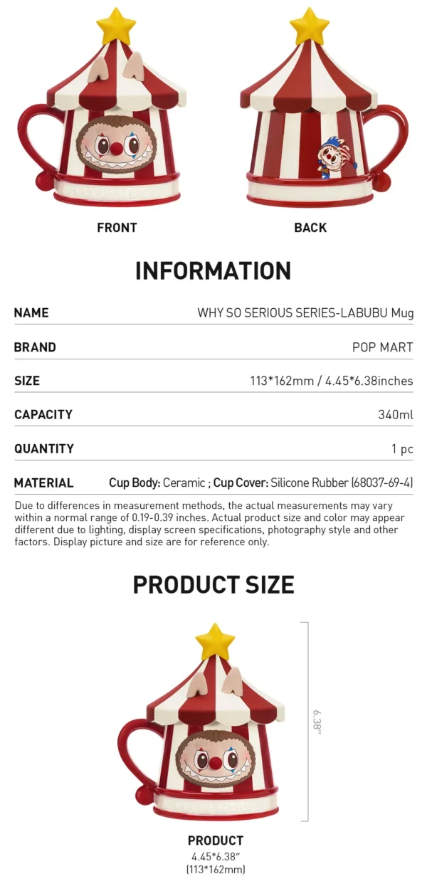 Why So Serious Series Labubu Mug 8